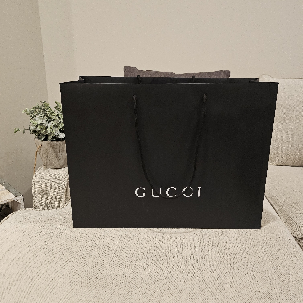 Authentic Gucci Empty Shopping Bag